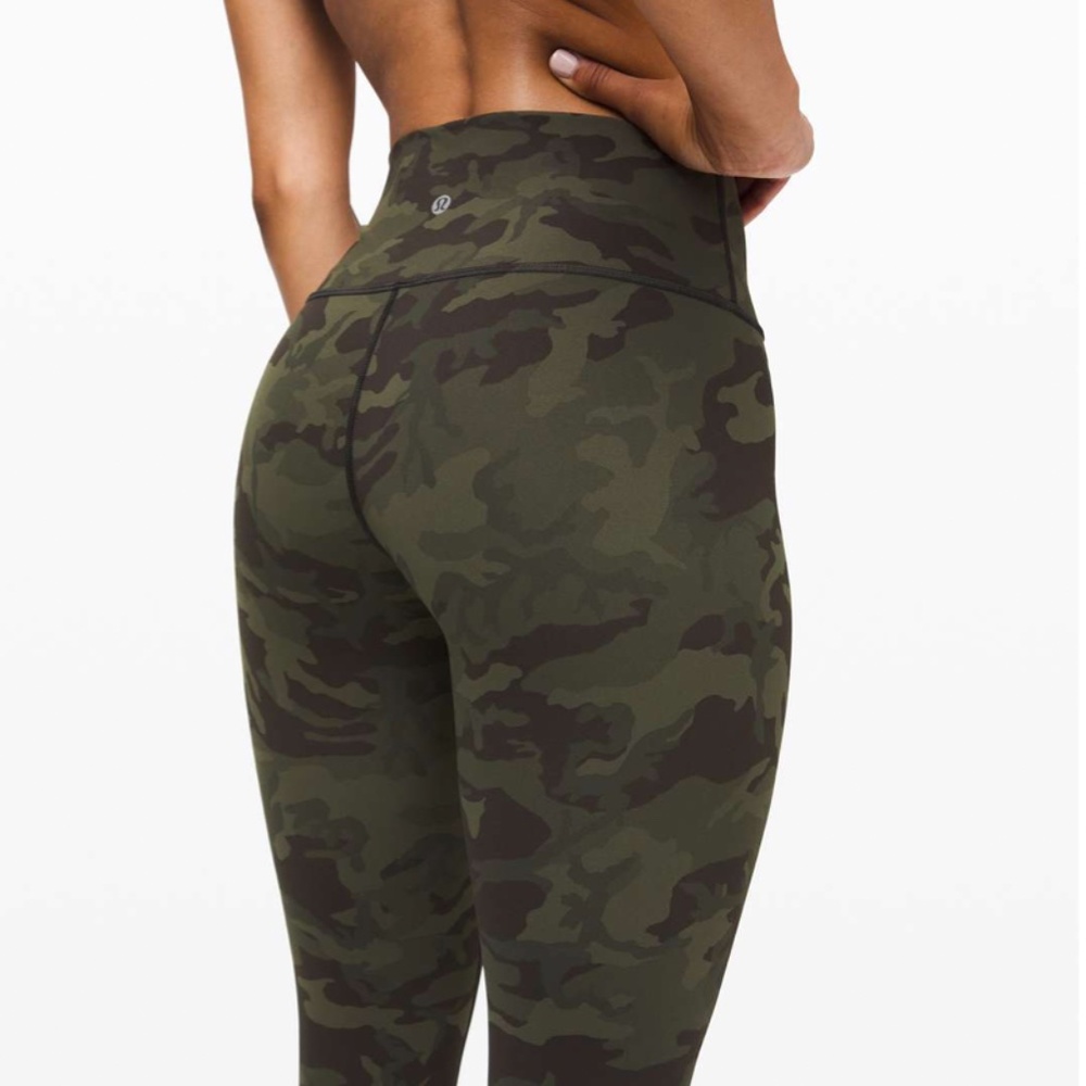 lululemon Wunder Under 25", Incognito Camo, sz 8